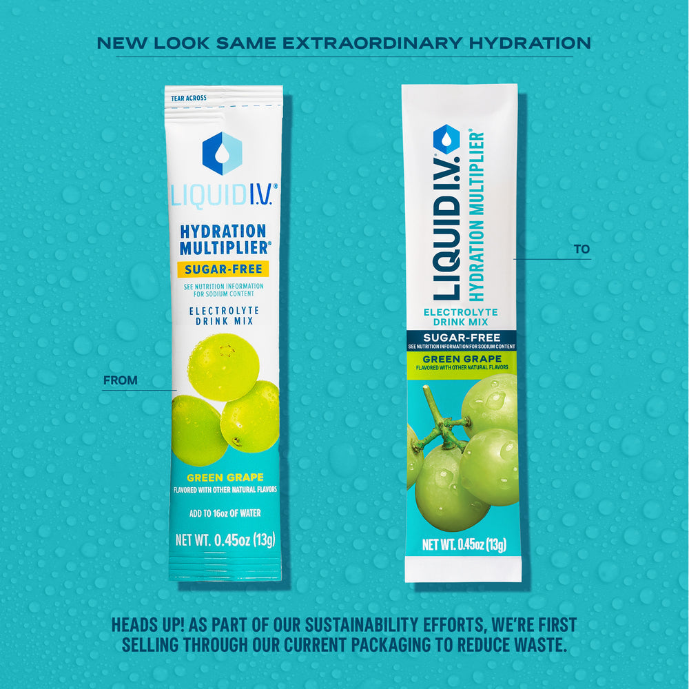 Liquid IV Hydration Multiplier sin azucar uva