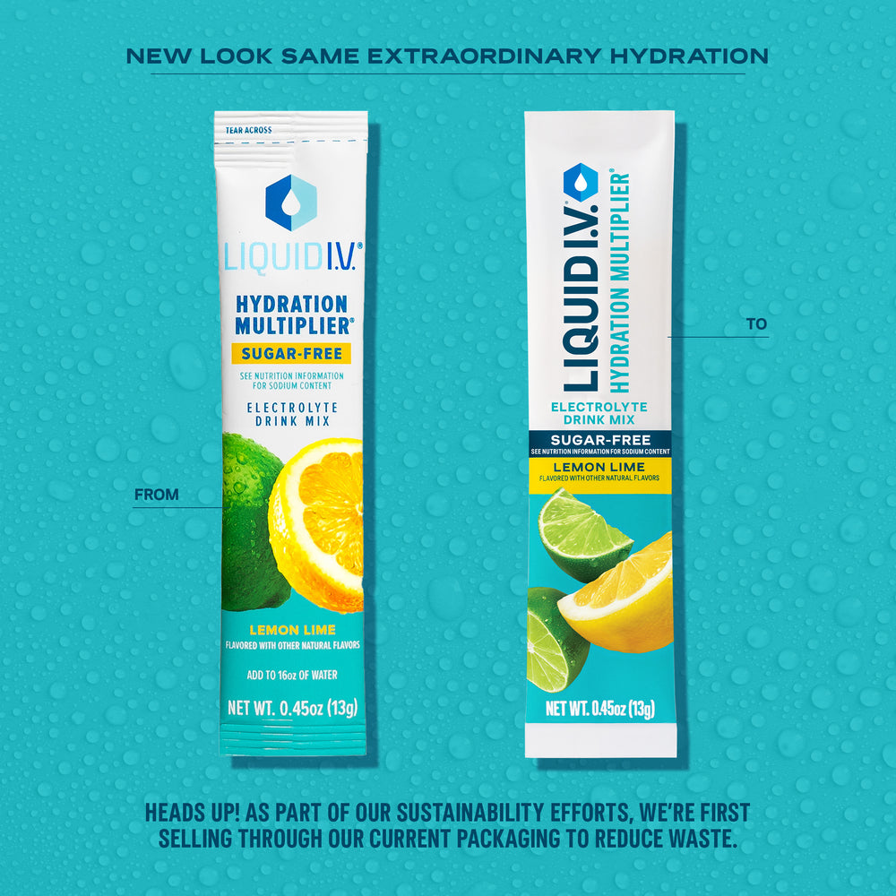 Liquid IV Hydration Multiplier sin azucar Limon